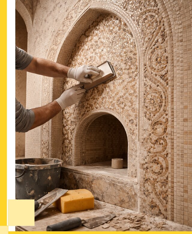 Мозаика для хамама в Сосновом Боре под ключ от 5079 р. | ЭриданСнб