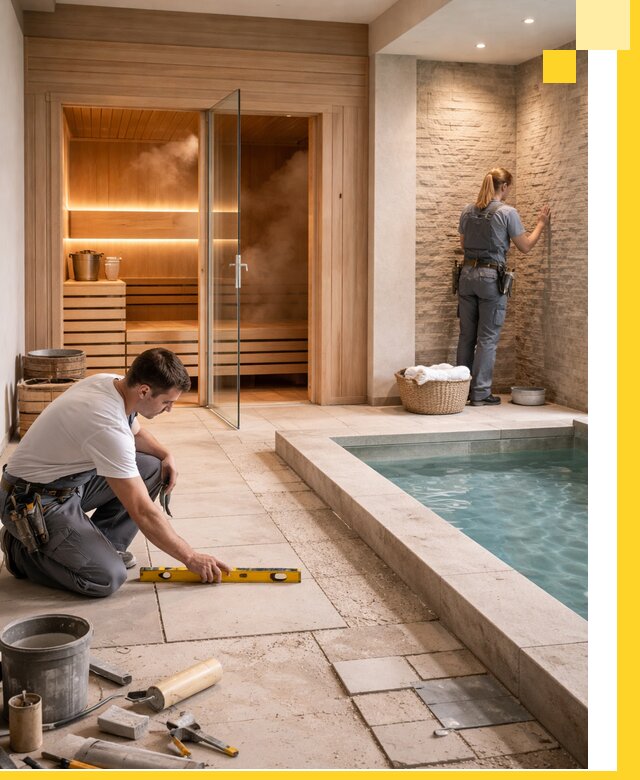 Комплексный дизайн и отделка интерьеров SPA под ключ в Сосновом Боре